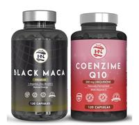 Pack Maca Negra Andina Peruana con L arginina - 120 Capsulas y Coenzima Q10-120 Cápsulas