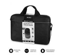 SUBBLIM Maletín con Ratón Select Pack Wireless Mouse USB + Laptop bag 15,6