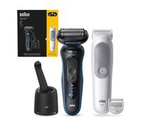 Pack Máquina de Afeitar BRAUN Serie 5 52-B7000CC + Recortadora Corporal Serie 5 BG5500