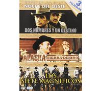 Pack Maraton De Cine; Noche Del Oeste: Dos Hombres Y Un Destino + Alaska Tierra De Oro + Los Siete Magníficos [DVD]