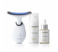 Pack Masajeador Facial InnovaGoods Rice Joyboost y Joycare con Sérum y Crema