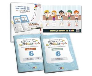 Pack Matemáticas Comprensivas 3º trimestre 2º Primaria: Cuadernos de Números 6, Cálculo 6 y Lámina Didáctica Aprendo los Sentidos| Actividades para ... Primaria (Refuerzo Matemáticas 2º Primaria)