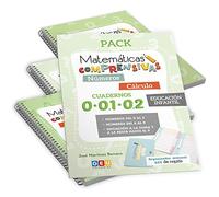 Pack Matemáticas Comprensivas para EDUCACIÓN INFANTIL: Cuadernos Repaso Números y Cálculo (Niños de 3 a 5 años)