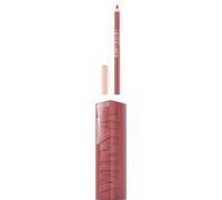 Pack Maybelline New York Lifter Liner, Delineador de labios, Tono 07 Big Lift + Superstay Vinyl Ink, Pintalabios Efecto Vinilo, Tono 35 Cheeky