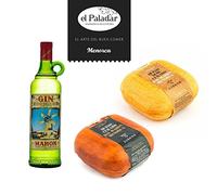 Pack Menorca - Queso Mahón Subaida Semi Mini. Queso Mahón curado Subaida Mini y Gin Xoriguer