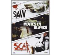 Pack: Mentes En Blanco + Saw 1 + Scar [DVD]