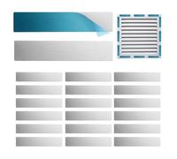 Pack Metal Strips - Strong Hold Multi Purpose Adhesive Steel Plates, Rectangular Metal Stickers | Garage Workshop Home Kitchen Wall Door Mounting Utility Construction Attachment Use