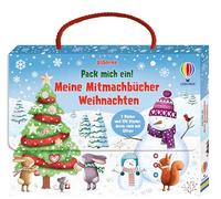 Pack mich ein! Meine Mitmachbücher: Weihnachten: Koffer mit drei Mitmachbüchern zum Thema Weihnachten - ausmalen, stickern und rätseln - mit über 250 Stickern, viele davon mit Glitzer - ab 3 Jahren