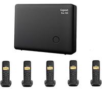 Pack Mini Centralita Gigaset con 5 teléfonos Inalámbricos