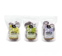 Pack mixto de menú completo BARF para perros sabor Pollo, ternera y conejo
