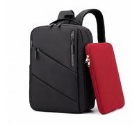 Pack Mochila Inteligente impermeable con cargador USB + Funda Protectora Roja new