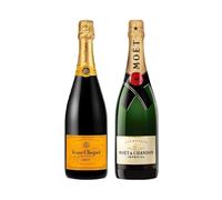 Pack Moët & Chandon & Veuve Clicquot Yellow Label
