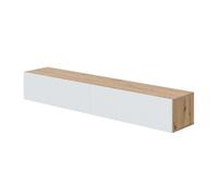 Pack muebles de salón moderno completo roble nodi y blanco artik