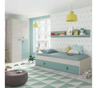 Pack Muebles Dormitorio Juvenil Cama Nido y Armario