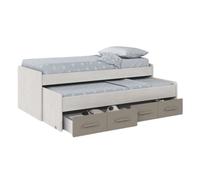 Pack muebles dormitorio juvenil color unisex cama nido y armario somieres incluidos 69 cm