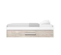 Pack muebles juveniles habitación infantil estelle moderna pack muebles blanco y roble sahara 100 cm