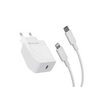 Pack Muvit for Change cargador pared Tipo C PD 20W + cable tipo C a Apple 3A