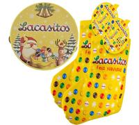 Pack Navidad Lacasitos:2 calcetín 252 g y pandereta