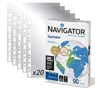 Pack Navigator Universal A4 90gr + Fundas Multitaladro Plástico para Folios - Paquete Din A4 Ofituria (500 Hojas + 20 Fundas)