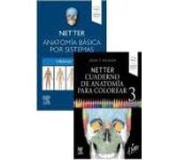 PACK NETTER ANATOMIA ATLAS Y CUADERNO DE COLOREAR