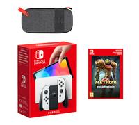 Pack Nintendo Switch - Modelo OLED (blanca) Metroid Prime Remastered