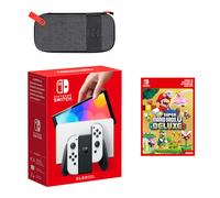 Pack Nintendo Switch - Modelo OLED (blanca) New Super Mario Bros. U Deluxe