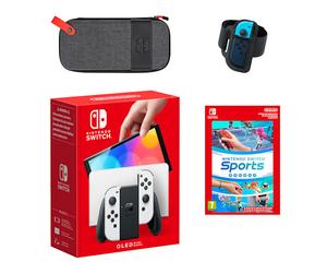 Pack Nintendo Switch - Modelo OLED (blanca) + Nintendo Switch Sports
