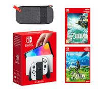 Pack Nintendo Switch - Modelo OLED (blanca) The Legend of Zelda: Tears of the Kingdom + The Legend of Zelda: Breath of the Wild