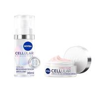 Pack NIVEA Hyaluron Cellular Expert Filler Crema de Día FP30 (1 x 50 ml) + NIVEA Cellular Epigenetics - Serum Facial Rejuvenecedor con Epicelline - Cuidado facial Antiedad (1 x 30 ml)