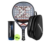 Pack Nox At10 Genius 18k Alum 2025 Agustín Tapia + Paletero Padelproshop + Pelotas MKP