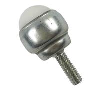 Pack Of 10 2.7 Cm Carbon Steel Swivel Ball Caster Furniture Cabinets Swivel Casters Universal Wheels Low Friction for Cabinets Shelves Display Racks (