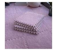 Pack of 10 Interlocking Foam Carpet Tiles Multicolor 12x12 Inches(Pink)