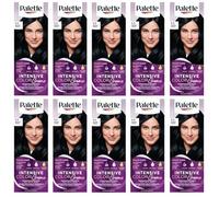 (Pack of 10) Palette Intensive Color Cream 1-1 (C1) Sapphire Black Hair Color - Full Box - With English Instruction Leaflet