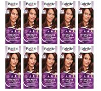 (Pack of 10) Palette Intensive Color Cream 4-88 (RF3) Intensive Dark Red Hair Color - Full Box - with English Instruction Leaflet