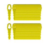 Pack Of 100 Compatible with Blades Compatible Compatible with Ryobi Edger, Double Head Serrated Blades Rac155 Rac157 Rac158