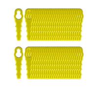 Pack Of 100 Compatible with Blades Compatible Compatible with Ryobi Edger, Double Head Serrated Blades Rac155 Rac157 Rac158