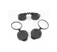 Pack Of 10x42 Rubber Lens Caps for Binoculars - Includes Rainguard, Objective Optics Protection Covers