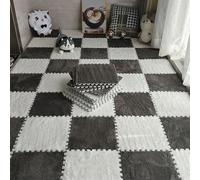 Pack of 12 EVA Foam Puzzle Mat Multicolor 30x30 cm(Grey)