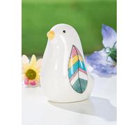 Pack of 12 Figure, Bird, Porcelain, white, PU 12, L. 5 cm, W. 5 cm, H. 7 cm