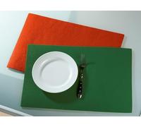 Pack of 16 Placemat, rectangular, Felt, orange, PU 16, L. 30 cm, W. 45 cm