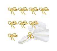 Pack of 18 Napkin Rings Alloy Hollow Out Flower Napkin Holder Dining Table Napkin Ring for Dinner Parties Wedding Banquet Table Setting Family Gatheri