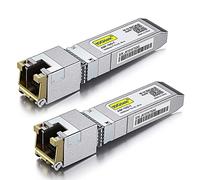 Pack of 2, 10GBase-T SFP+ Transceiver, 10G T, 10G Copper, RJ-45 SFP+ CAT.6a, up to 30 Meters, Compatible with Ubiquiti UniFi UF-RJ45-10G