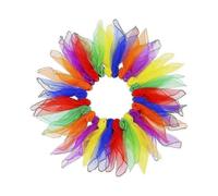 Pack Of 24 Juggling Towels, Dance Towels, Juggling Scarves, Gymnastic Towels for Kindergarten, Children's Show, Belly Dance, 60 X 60 Cm (24 Piece