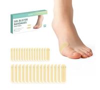 Pack of 30 Blister Patches Heel - Welnove Blister Cushions - Blister Bandages for Heel, Toe & Foot - Blister Pads for Prevention & Recovery - Water Resistant Bandages - Spot Pack