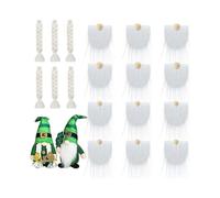 Pack Of 30 Gnome Beard Christmas Pre-cut Gnome Beard for Crafts, Diy Gnome Doll Christmas Cosplay/YY