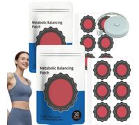 Pack of 30 Natural Slimming Plasters for Slimming and Metabolizing the Abdomen, Fat Burning Patches with Plant Extracts, Discreet and Skin Friendly (A2)