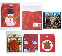 Pack of 4 Christmas Gift Wrappers for CD's (Compact Discs)