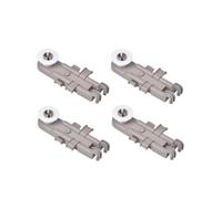 Pack of 4 Dishwasher Upper Rack Wheel Dishwasher Spare Part Dishwasher Wheel Replacement Plastic Texture for Dishwashers