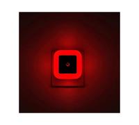 [Pack of 4] Red Night Light, Plug-In LED Wall Sconce with Dusk to Dawn Sensor, Automatic On/Off - Great compatible Bedrooms, Kids and Children's Rooms