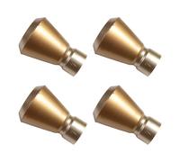 Pack Of 4 Stylish Simple Styles Curtain Rod Finials With Easy Installation Curtain Rod End Caps For Enhances Home Aesthetics Window Treatments Accessories